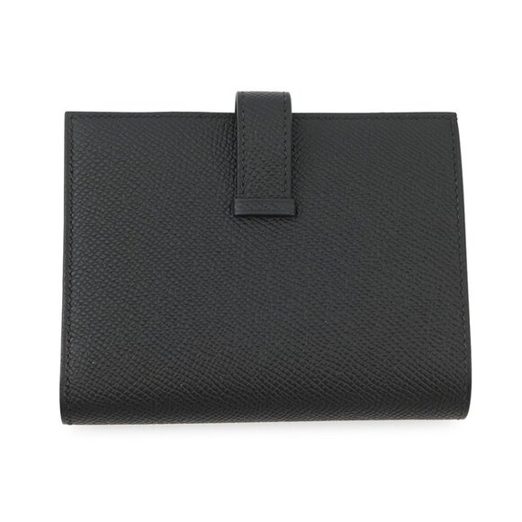 HERMES BEAN Compact Epsom Black - Picture 2 of 9